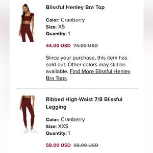 Blissful Henley Bra Top and Ribbed High-Waist Legging Set